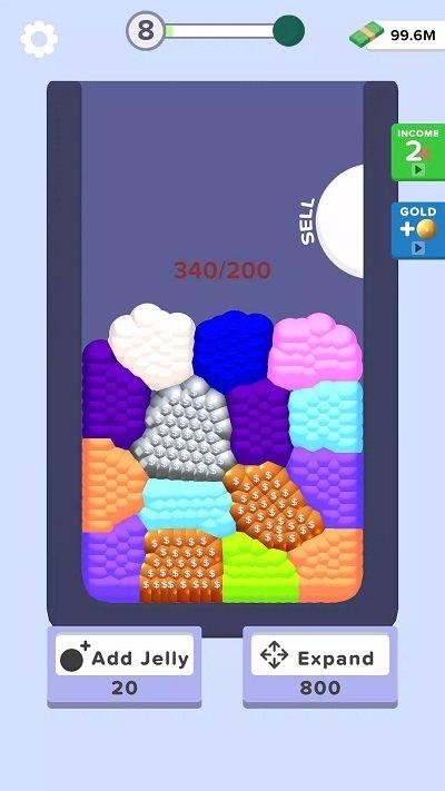 合并果冻手机版(merge the jelly)下载,合并果冻,解压游戏,闯关游戏